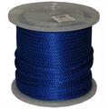 T.W. Evans Cordage Co .375 in. x 300 ft. Solid Braid Propylene Multifilament Derby Rope in Blue 98331